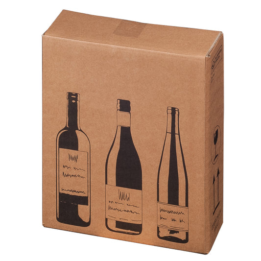 3er Flaschenverpackung 0,75l inkl. Einlage