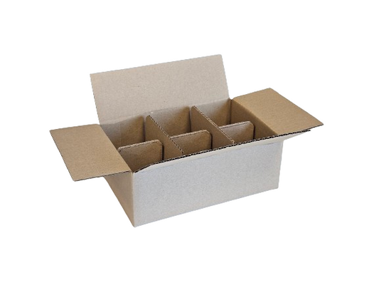 6er Gläserkarton 217 x 143 x 77 mm