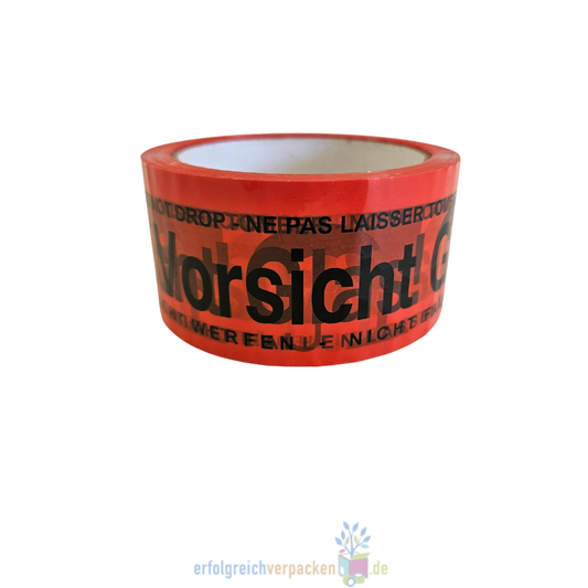 PP-Klebeband Vorsicht Glas